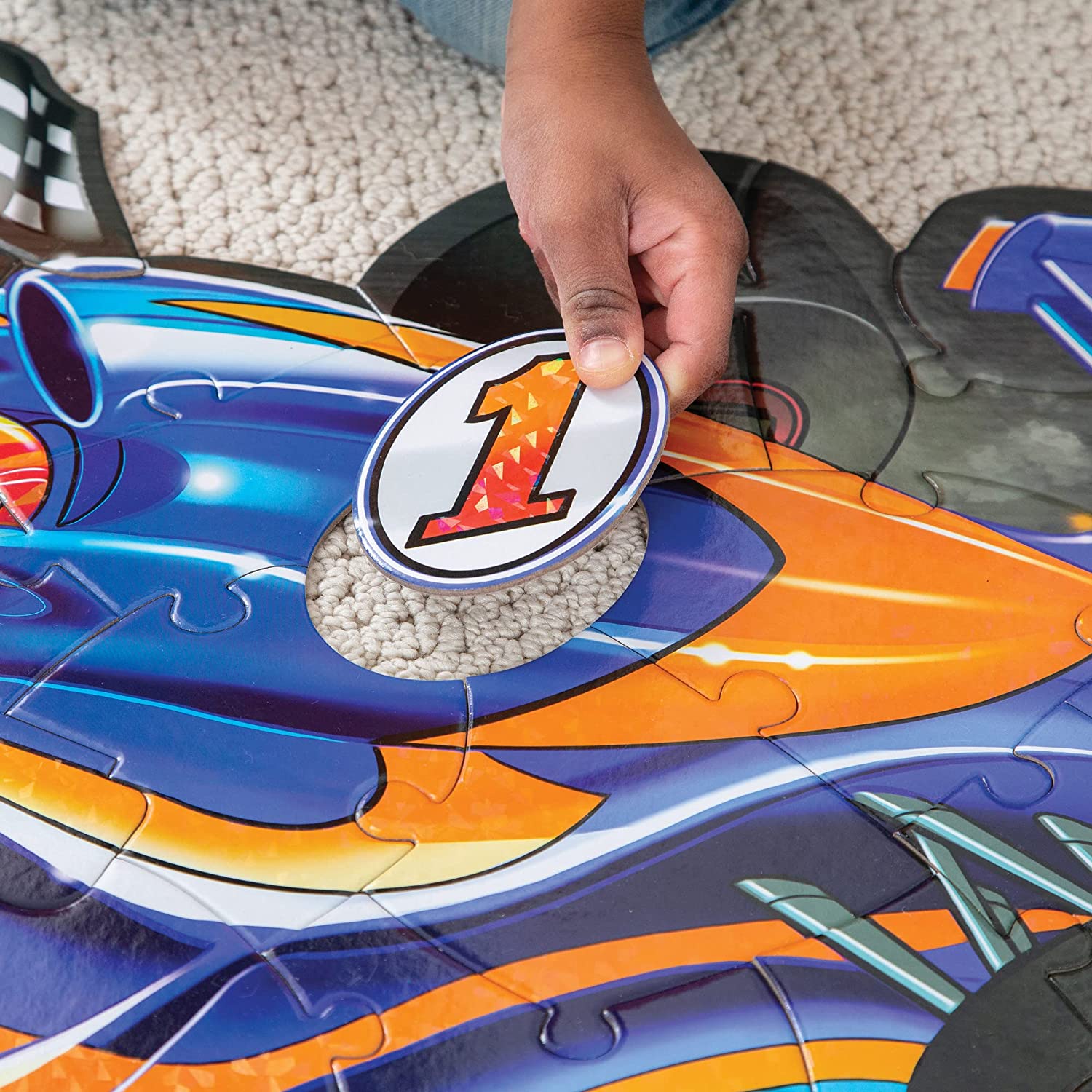 Racecar Floor Puzzle 48pc