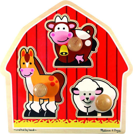 Jumbo Knob Barnyard Anima