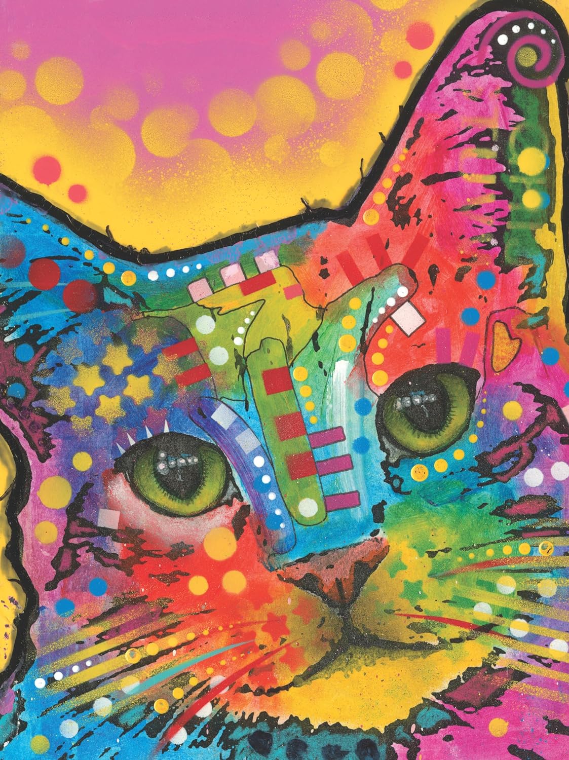 Journal Tilted Cat Head