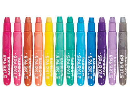 Sparkle Gel Crayon 12 Pc
