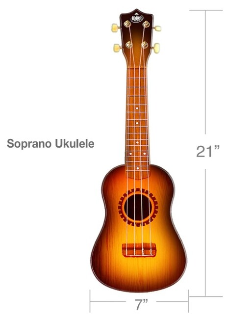 Kakoo Ukulele Sunburst