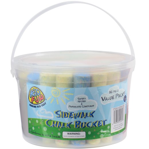 Jumbo Chalk Bucket 36pc