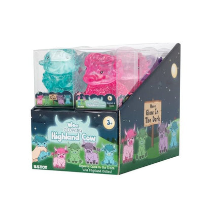 Wee Highland Cow Glow In the Dark Squishy