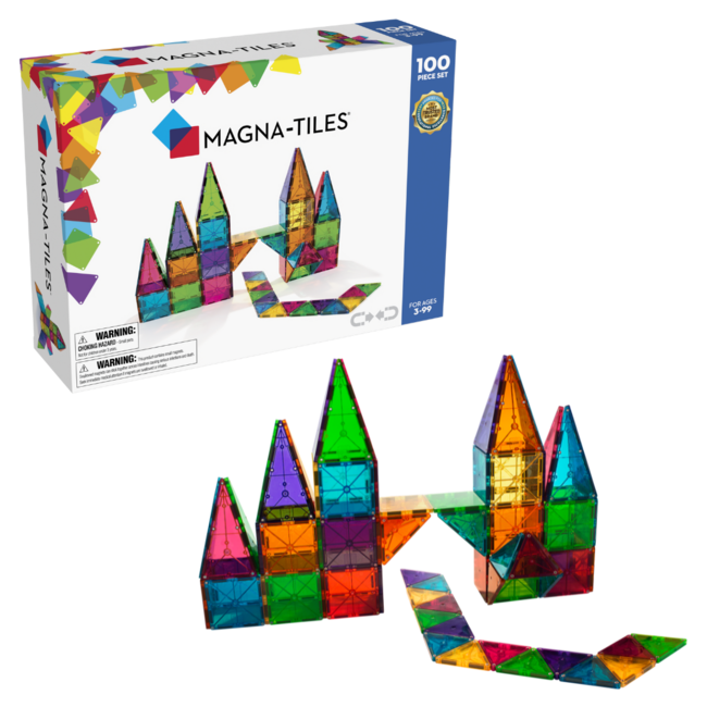 Magnatiles Clear 100 Pc
